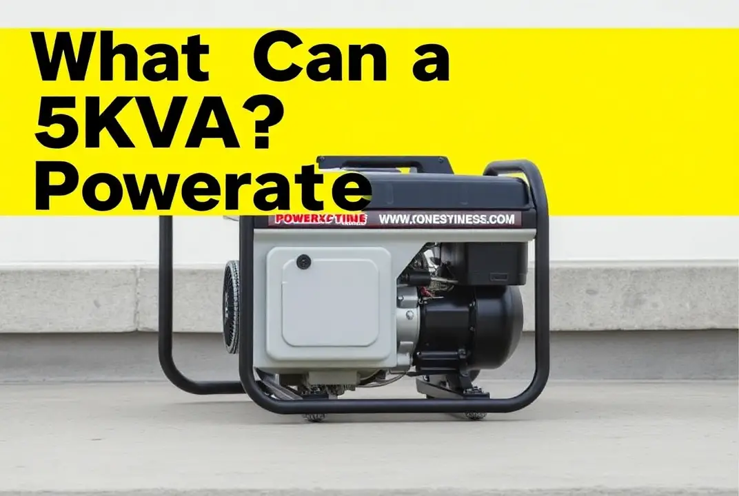 What Can a 5KVA Generator Power