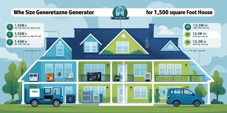 What Size Generator Do I Need for a 1,500 Square Foot House