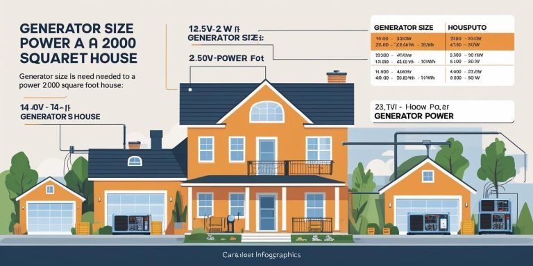 What Size Generator Do I Need to Power a 2000 Sq Ft House