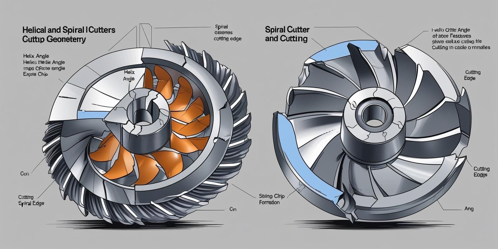 What’s the Difference Between Helical and Spiral Cutters
