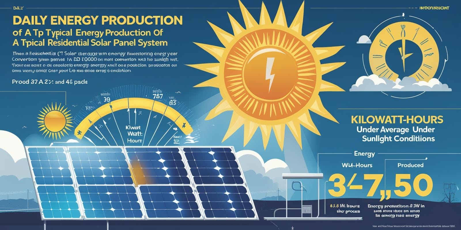 How Much Energy Does a Solar Panel Produce Per Day