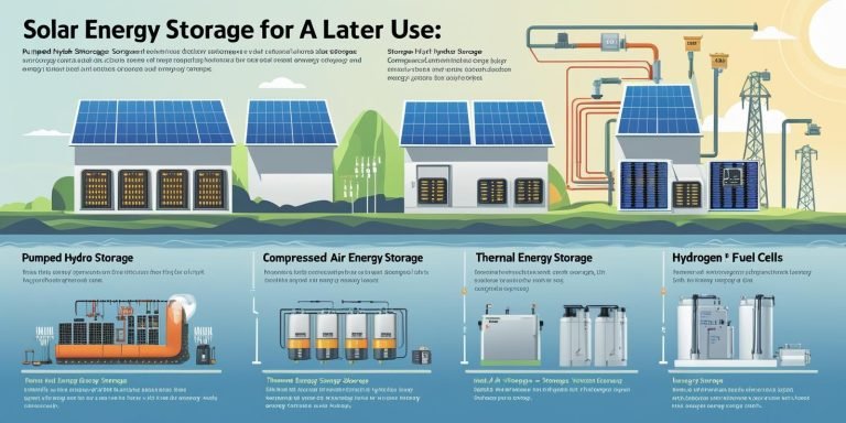 How is Solar Energy Stored for Later Use