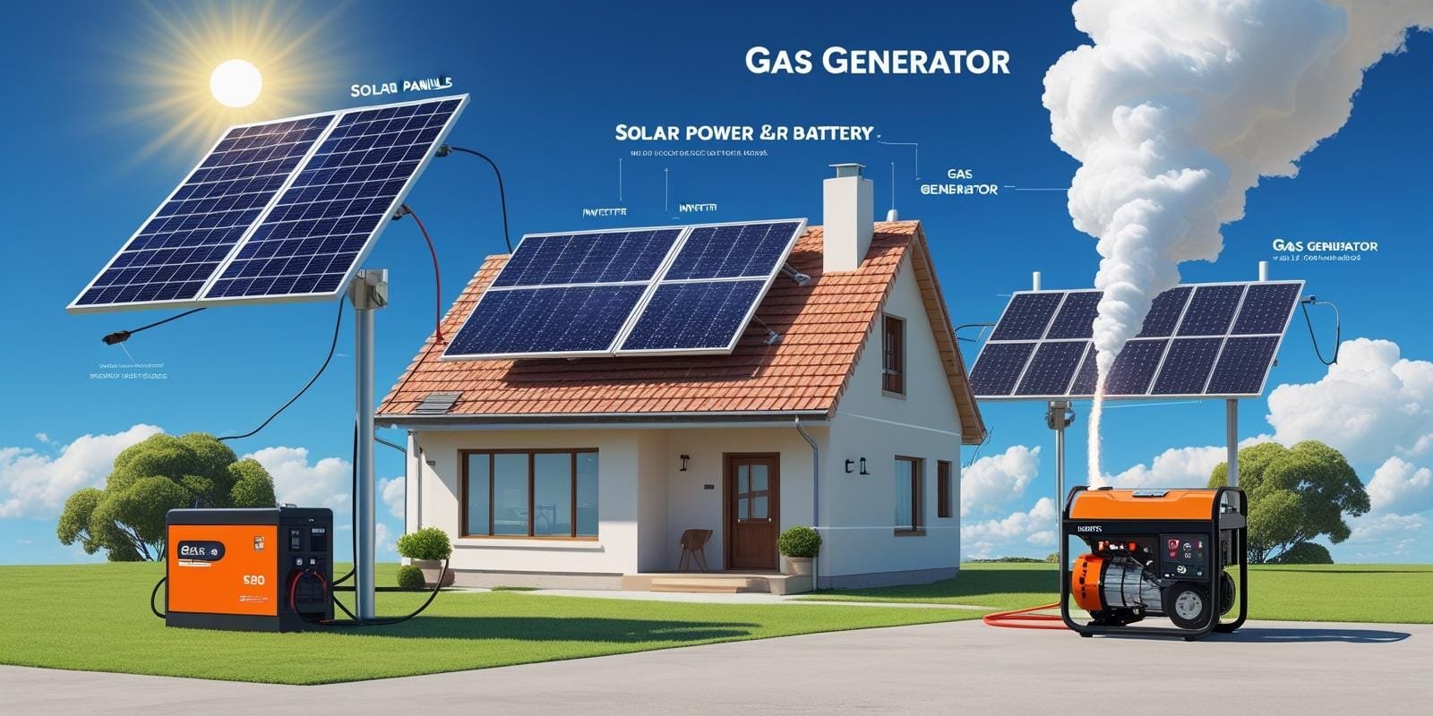 Solar Power Vs Gas Generator