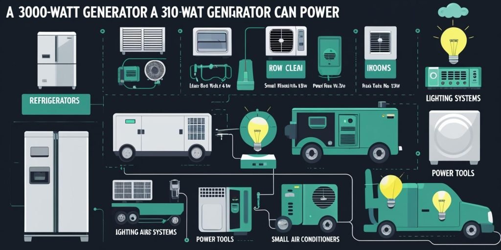 What Can a 3000 Watt Generator Run? Top Guide