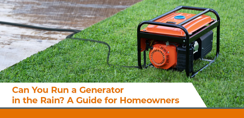 Are You Supposed to Run a Generator in the Rain