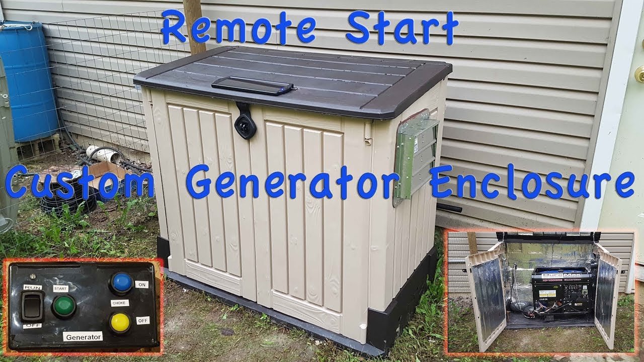Best Way to Store Generator Outside