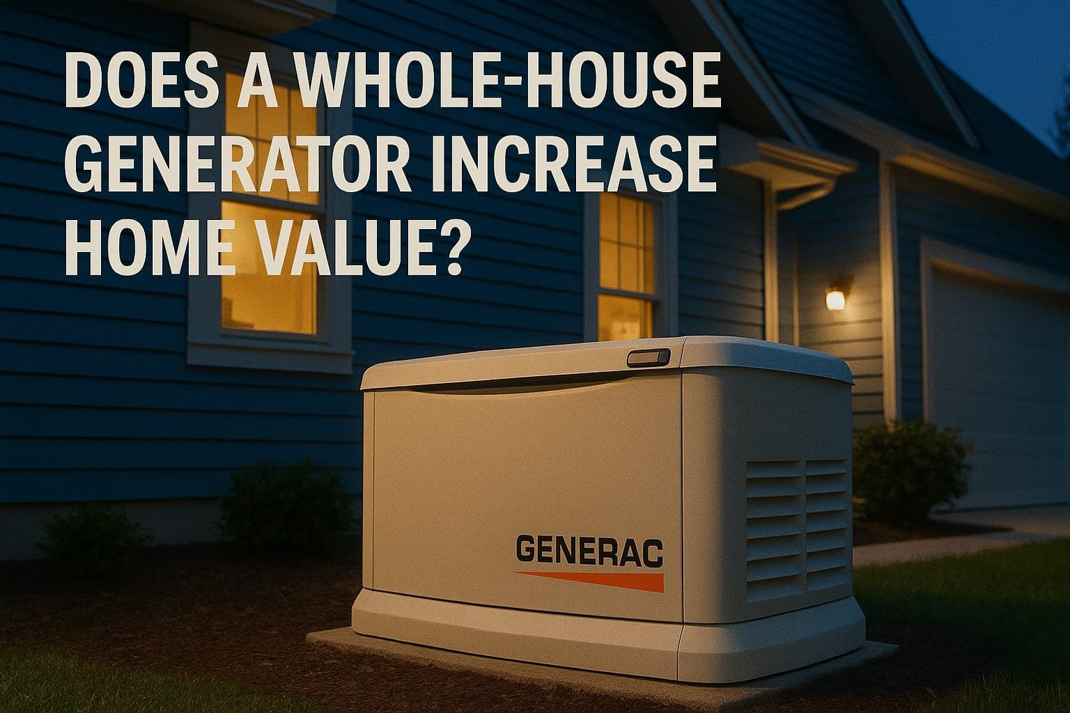 Does A Whole House Generator Add Value To Your Home