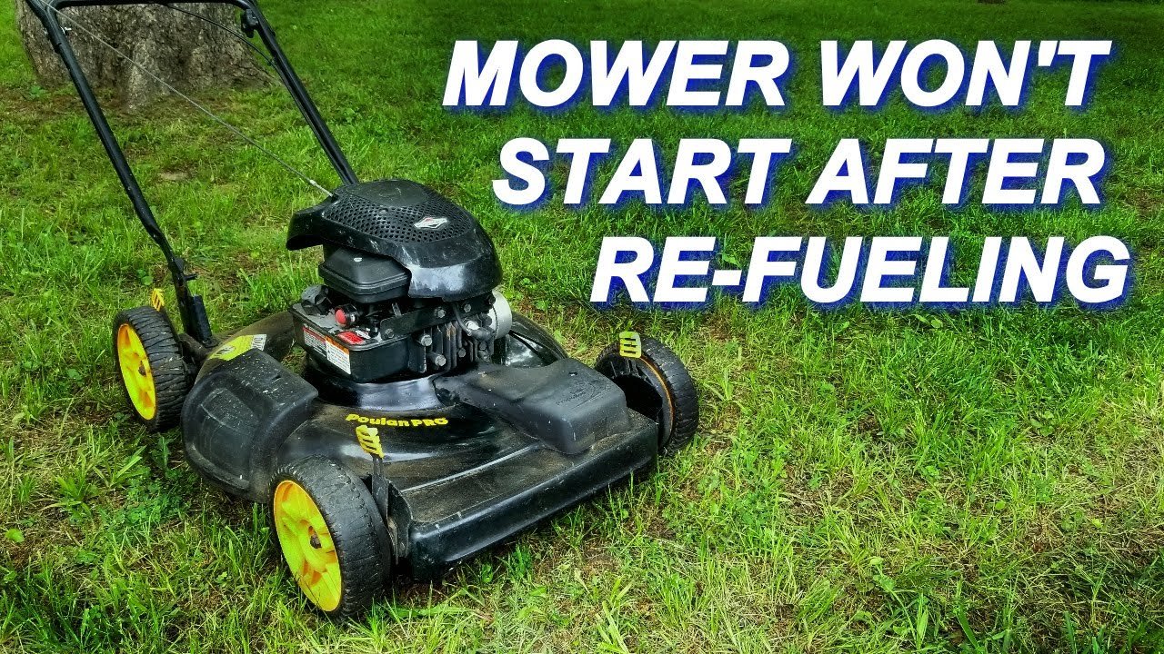 Generator Won'T Start After Running Out of Gas