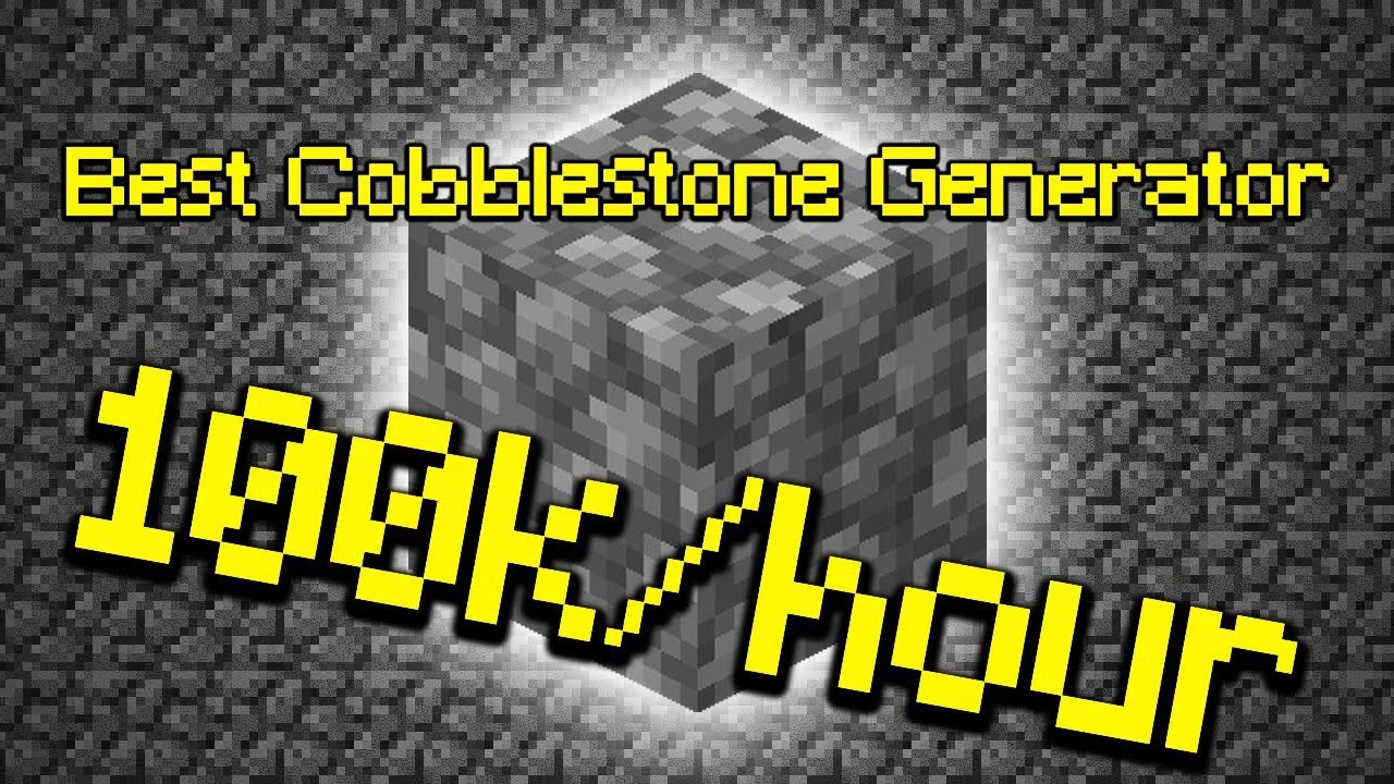 How to Make the Best Cobblestone Generator Hypixel Skyblock