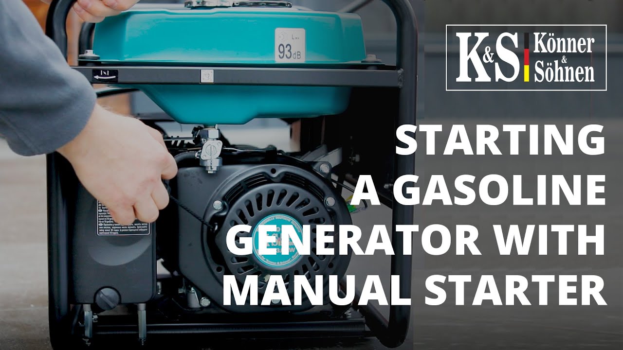 How to Start Generator Manually
