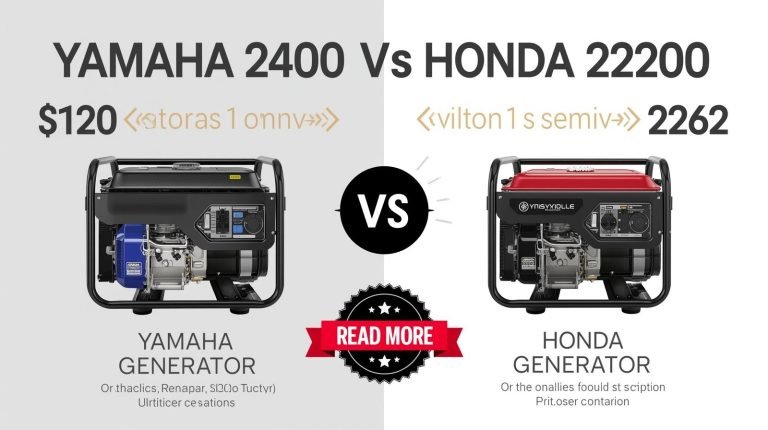Yamaha 2400 Vs Honda 2200