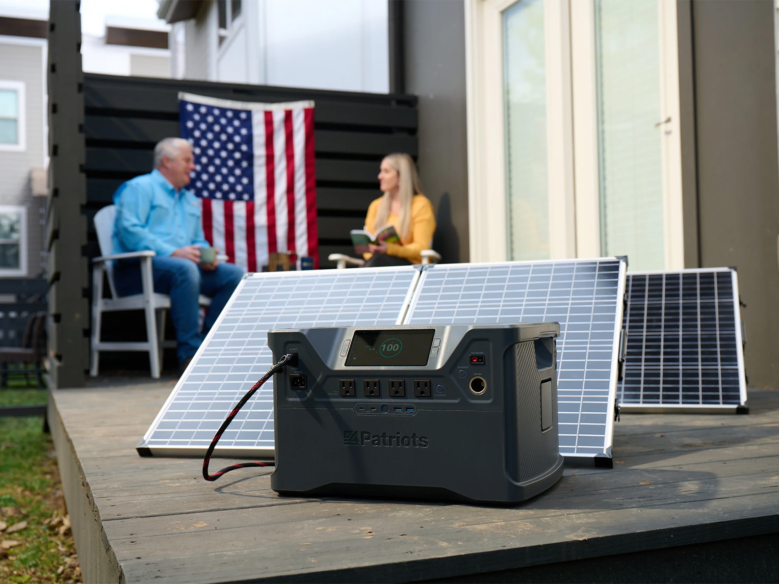 4 Patriots Solar Generator Reliable Portable Power