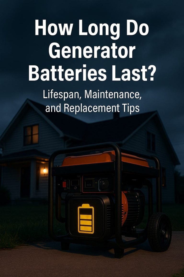What S The Lifespan Of A Portable Generator