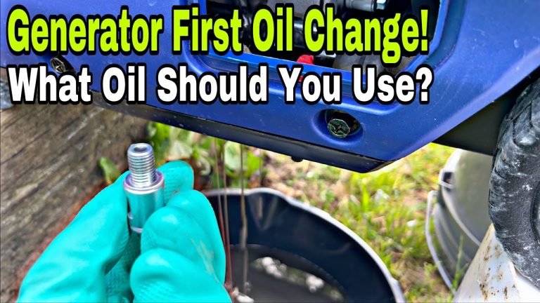 How To Change Oil In Westinghouse Generator