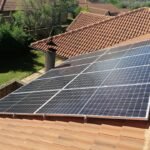 Solar power system equipment illustrating how a home solar inverter converts electricity for household use