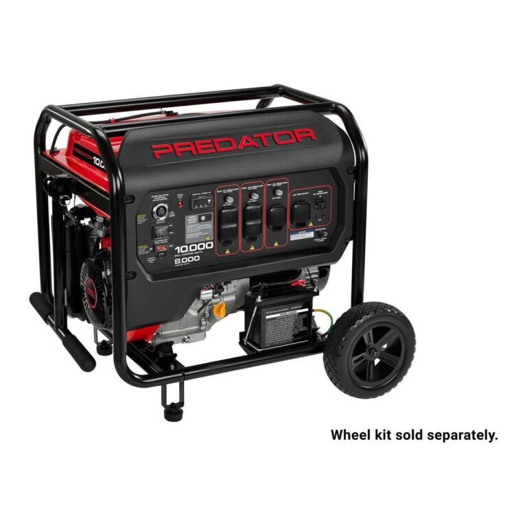 Predator 10000 generator, item 72624, one model in the comparison