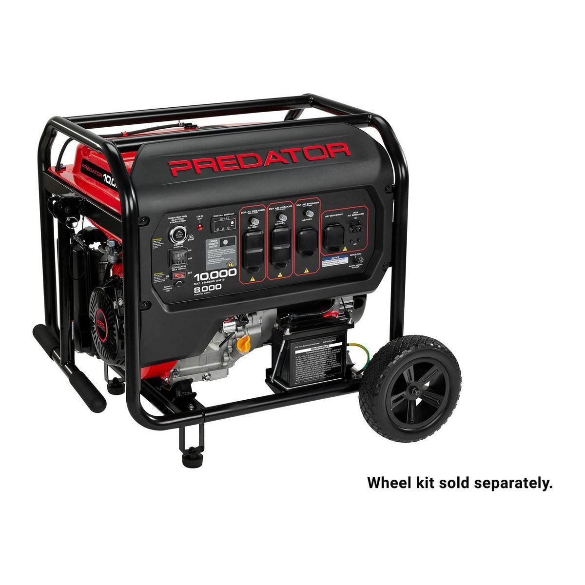 Predator 10000 generator, item 72624, one model in the comparison
