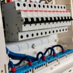 white circuit breakers