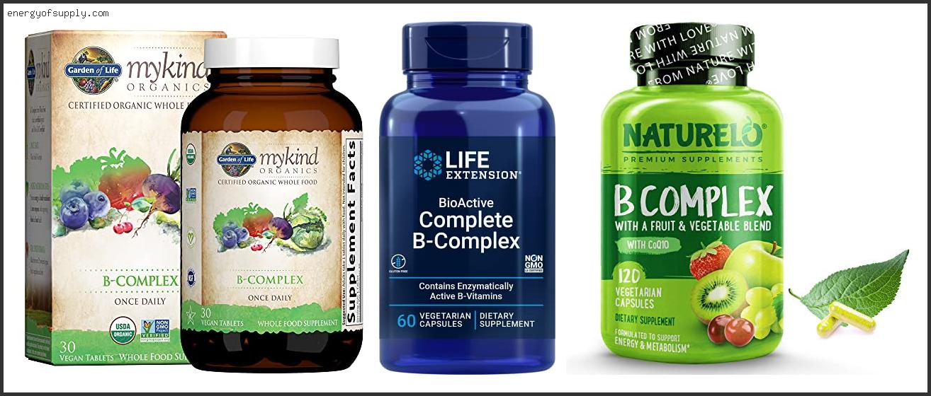 The Best B Complex Brand Of The Year