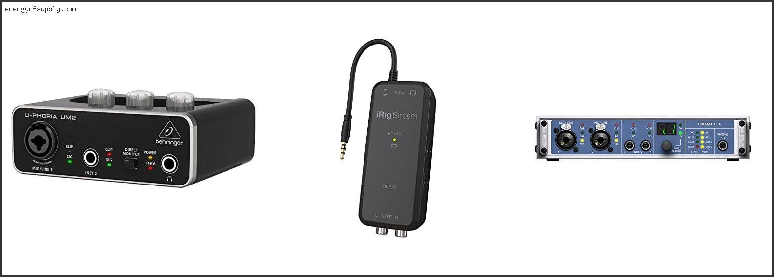 Best Firewire Audio Interfaces