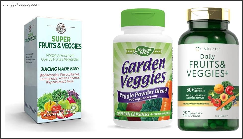 Top 10 Best Fruit And Vegetable Vitamins ( Review & Buying Guide )