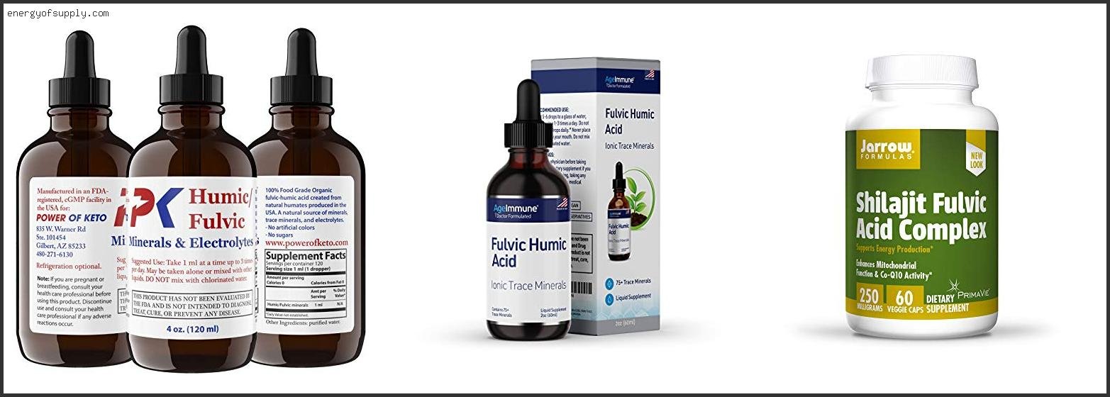 Top 10 Best Fulvic Acid Brand ( Review & Buying Guide ) Best Fulvic Acid Brand