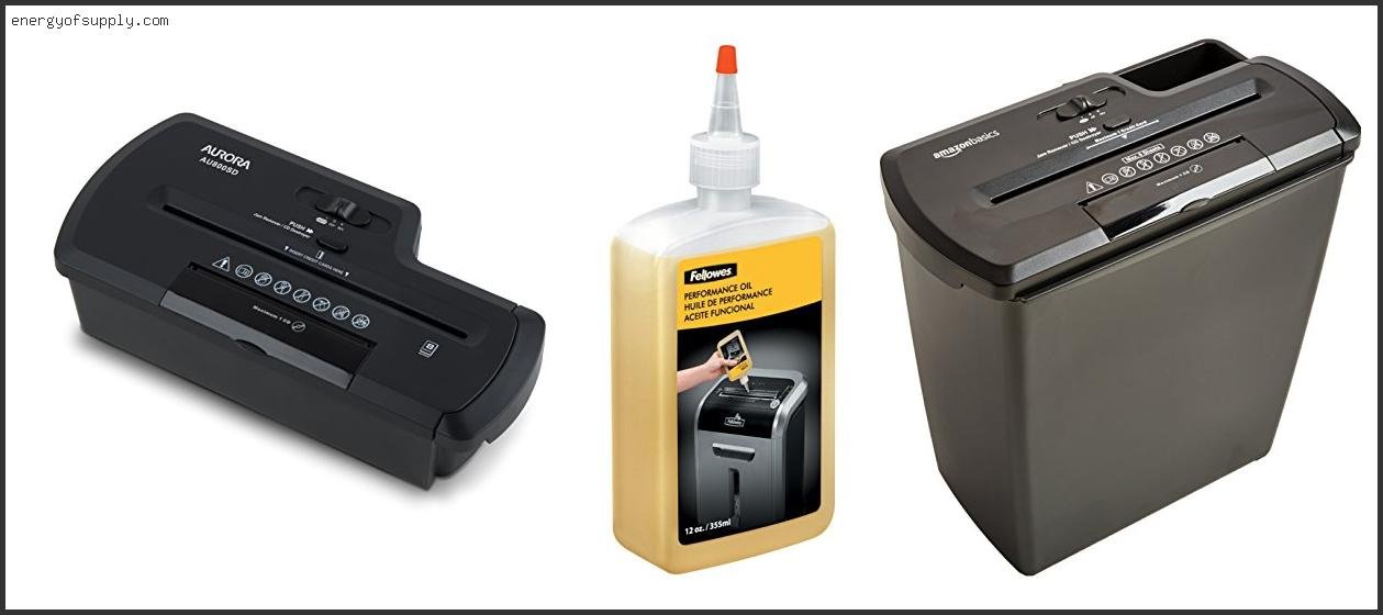 Top 10 Best Home Shredder Consumer Reports ( Review & Buying Guide )
