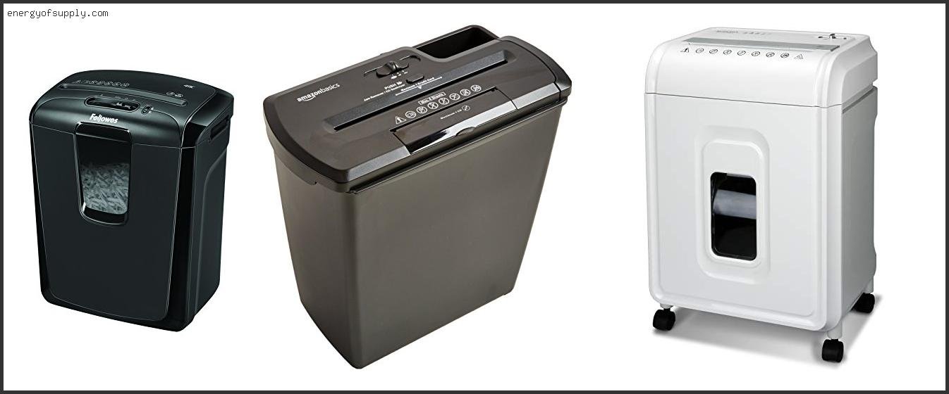 Best Home Shredders Consumer Reports