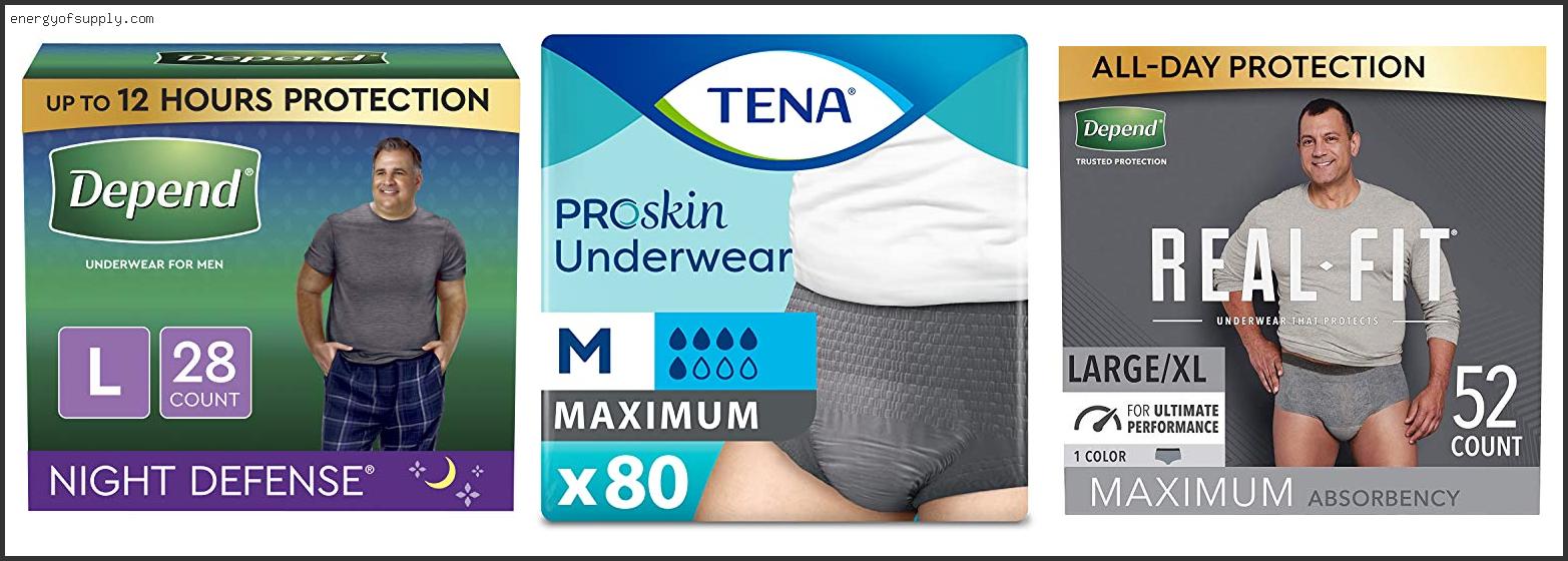 Top 10 Best Incontinence Briefs For Men ( Review & Buying Guide )