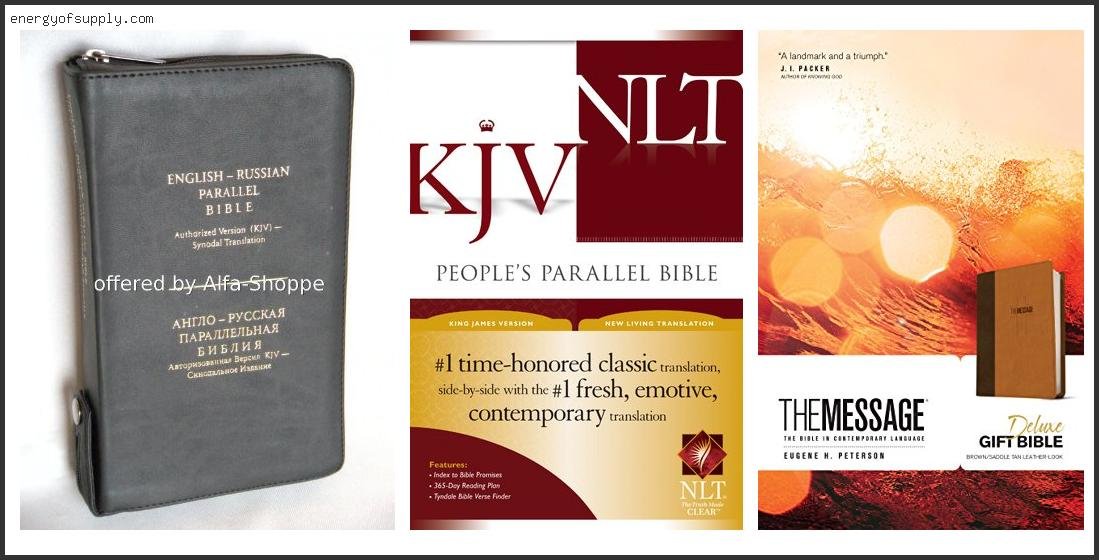 Top 10 Best Parallel Bible 2025 ( Updated ) Best Parallel Bible