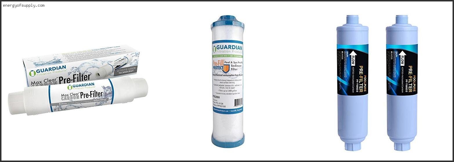 Best Pre Filter For Hot Tub