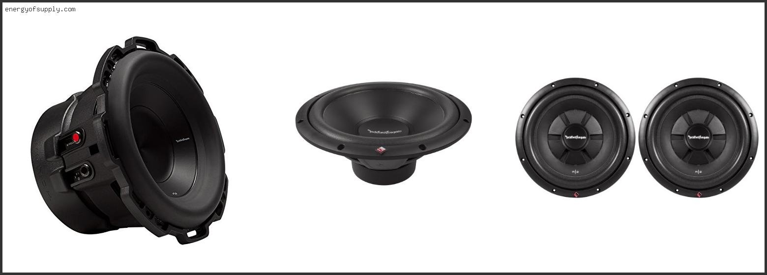 Top 10 Best Rockford Fosgate Subs 2025 ( Updated )