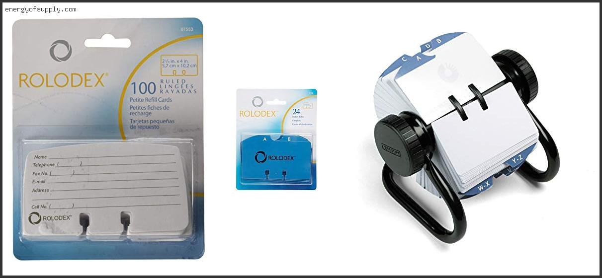 Best Rolodex
