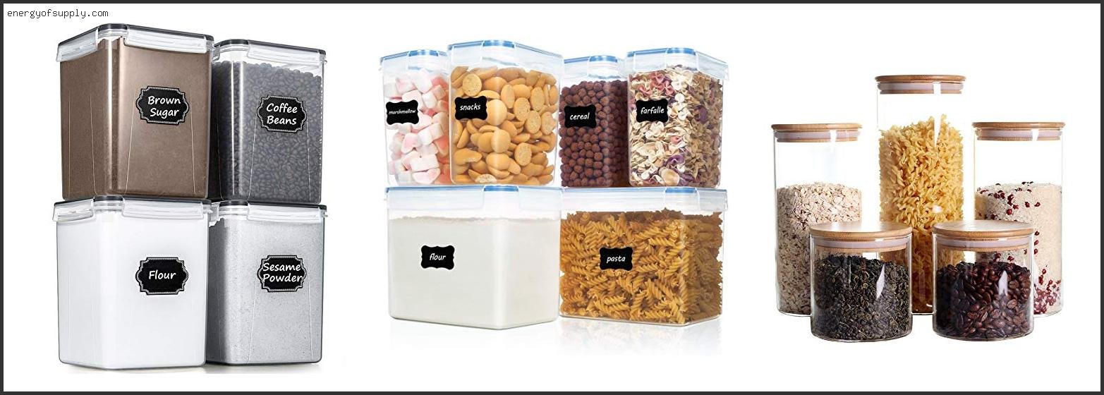 The Best Airtight Containers For Flour And Sugar Of The Year Best Airtight Containers For Flour And Sugar