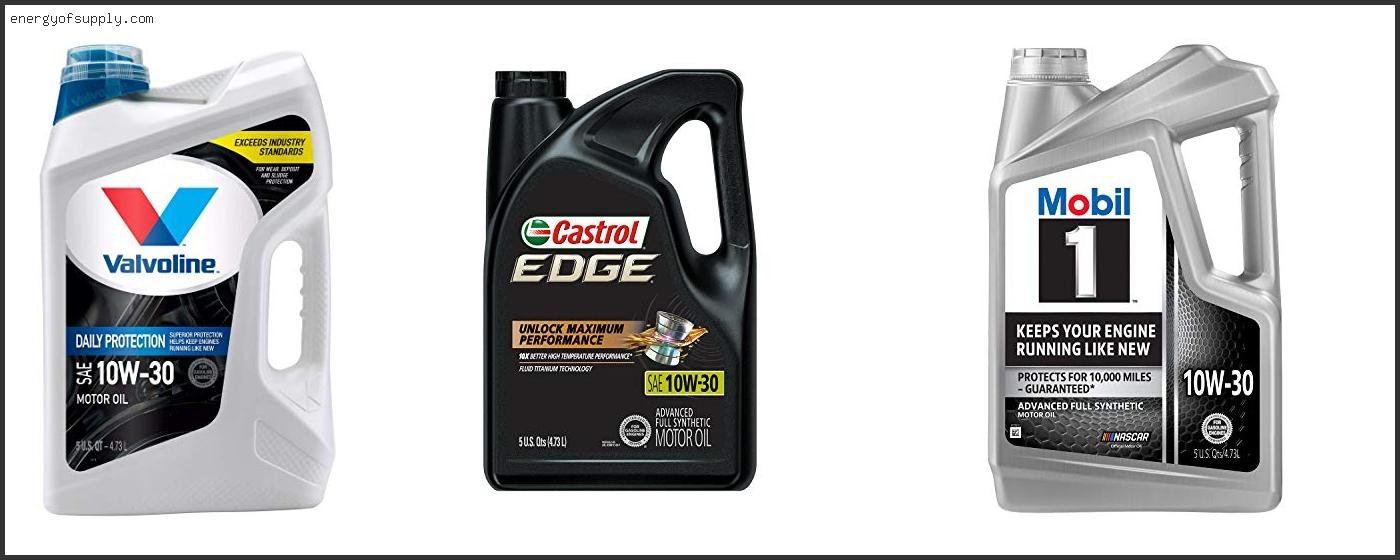 Best 10w30 Motor Oil