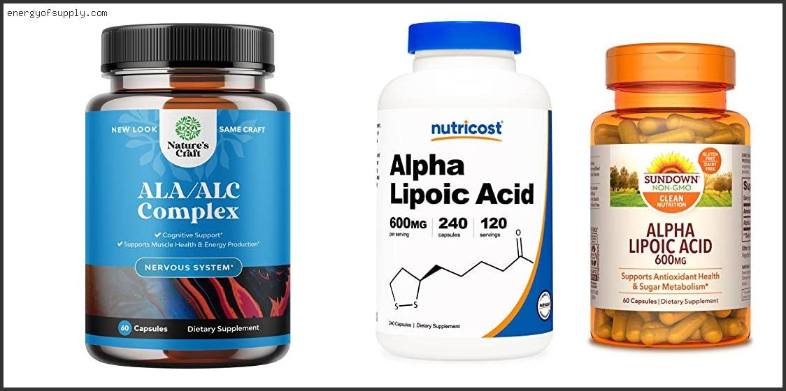 The Best Alpha-lipoic Acid Supplement Of The Year