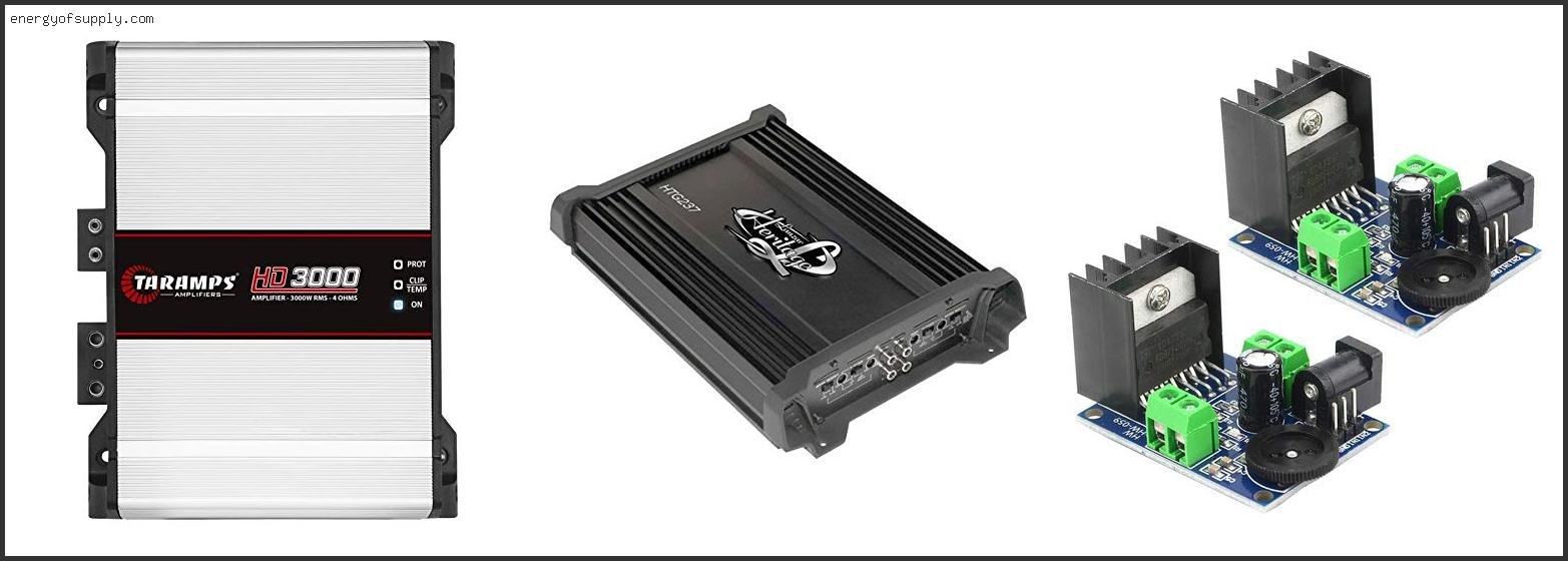 Best Amplifier For 4 Ohm Speakers